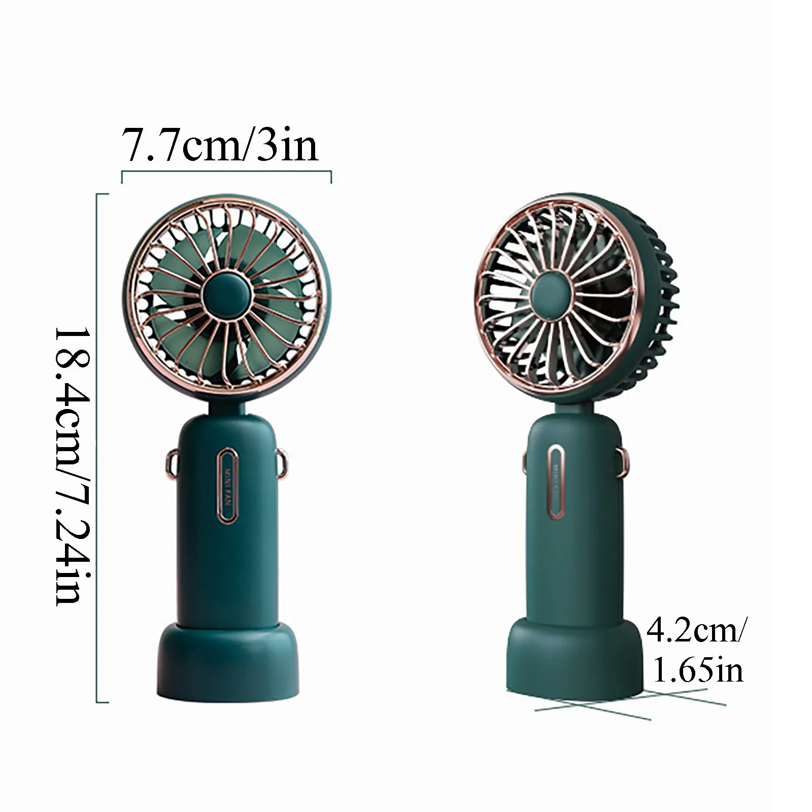 

Handheld Fan Fashion Creative Flip Small Fan Portable Folding Desktop Large Wind Power Long Battery Life Fashion Outdoor Fans