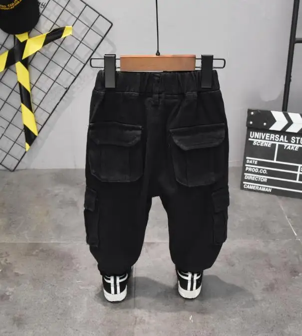 

Children's Casual Sports Suit Autumn Spring Boys Clothes Long Sleeve Graffiti denim jacket+T-shirts+pants 3Pcs Kids Clothing Set