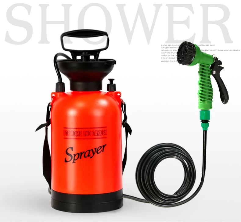 

3L Travel Car Wash Outdoor Camping Cleaning Watering Shower Sprinklers Low Consumption Large Mouth Portable Sprayer Ergonomic
