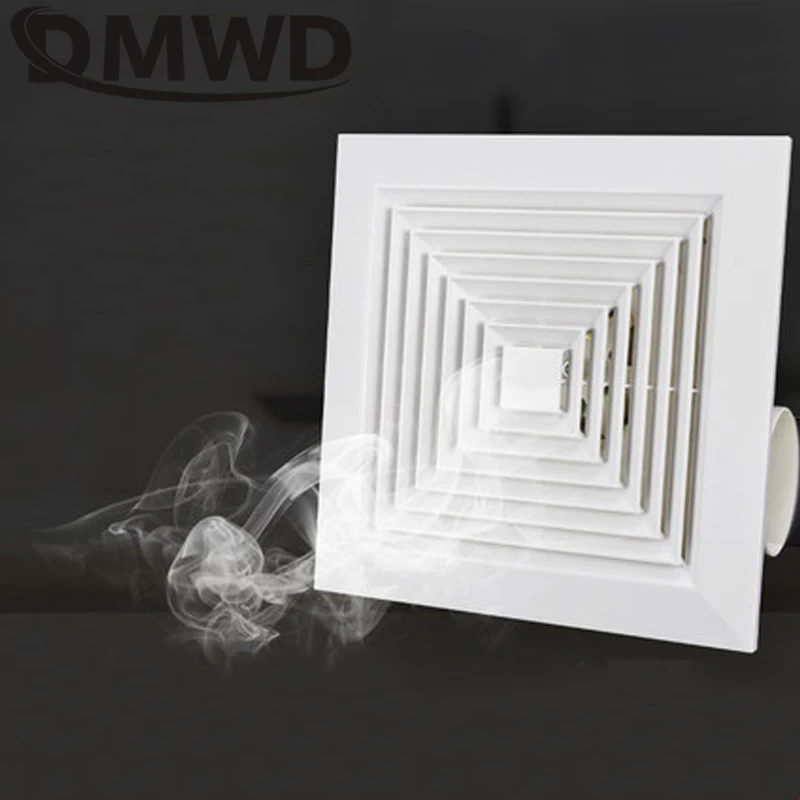 DMWD подвесной потолочный вытяжной вентилятор 8 дюймов гостиная ванная комната