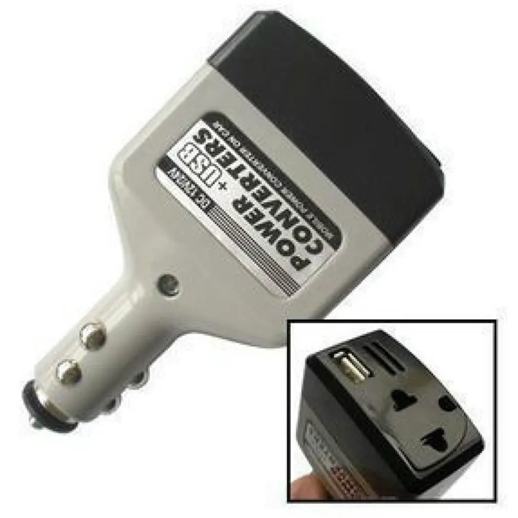 

2021 New 12V/24V To 220v Car Mobile Power Inverter Adapter Auto Car Power Converter Charger Used for All Mobile Phone Universal