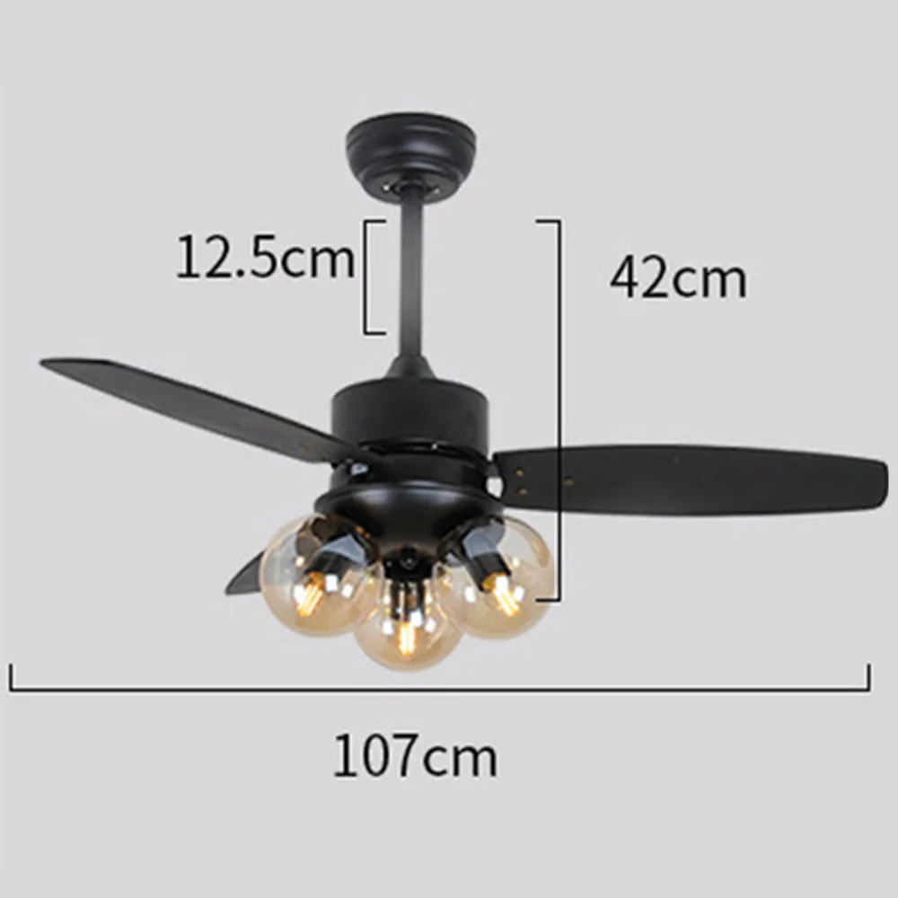 

42 inch wood leaf ceiling fan light with remote control lights ventilator lamp permeable air cooling fan blower bedroom decor