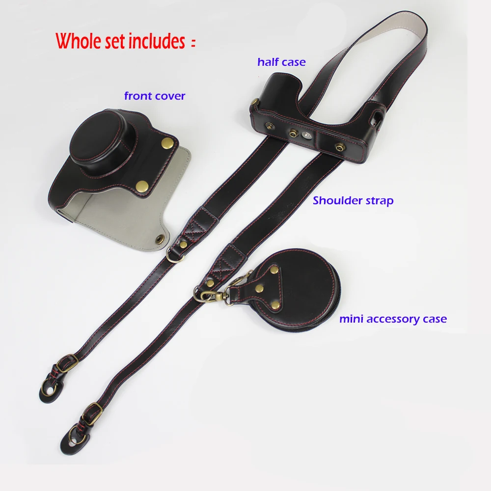 Новинка роскошный чехол из искусственной кожи для камеры Fujifilm Fuji X100V получехол