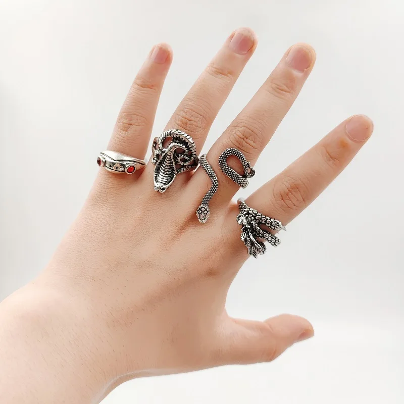 кольцо женское мужское 30 шт. / Партия открытое в стиле панк хип-хоп модное и виде