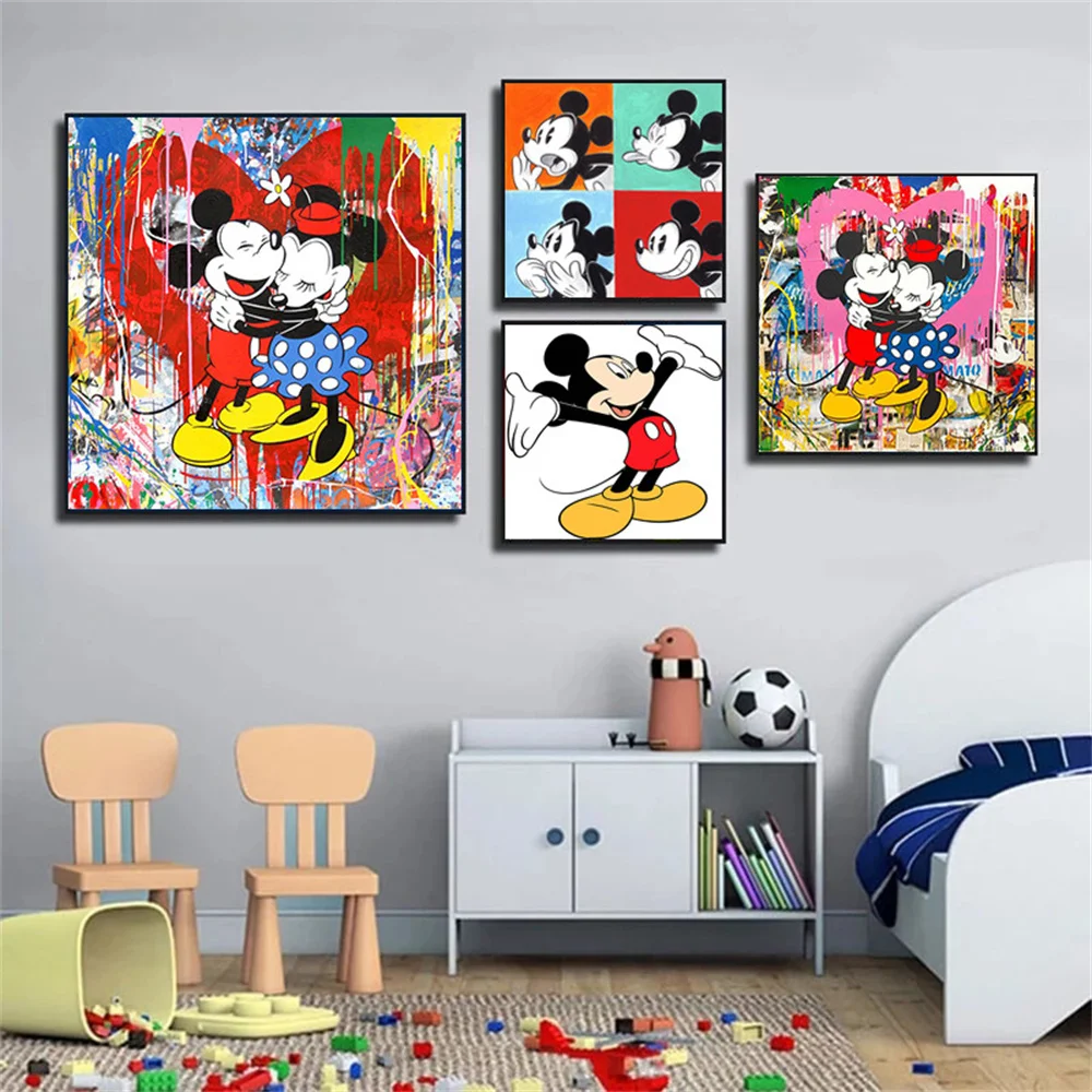 

Disney Diamond Painting Mickey Mouse Painting Cartoon 5D DIY Diamond Embroidery Set Rhinestone Mosaic Artist Home Decoration