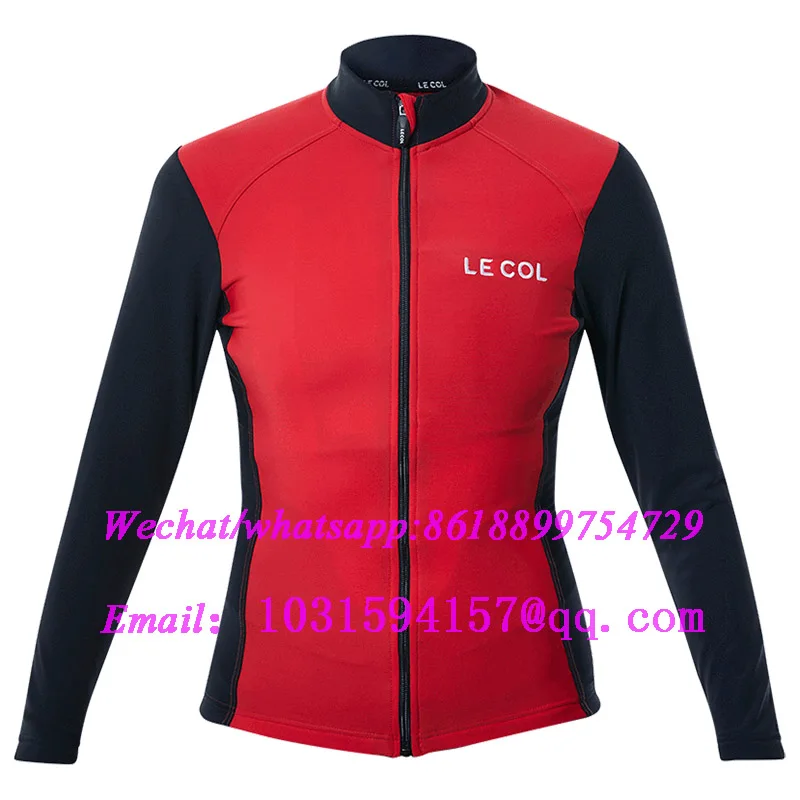 jersey le col cycling jersey winter clothes women long sleeve bike maillot roupa ciclismo invierno hombre roupa ciclismo feminina mujer - Цвет: jersey