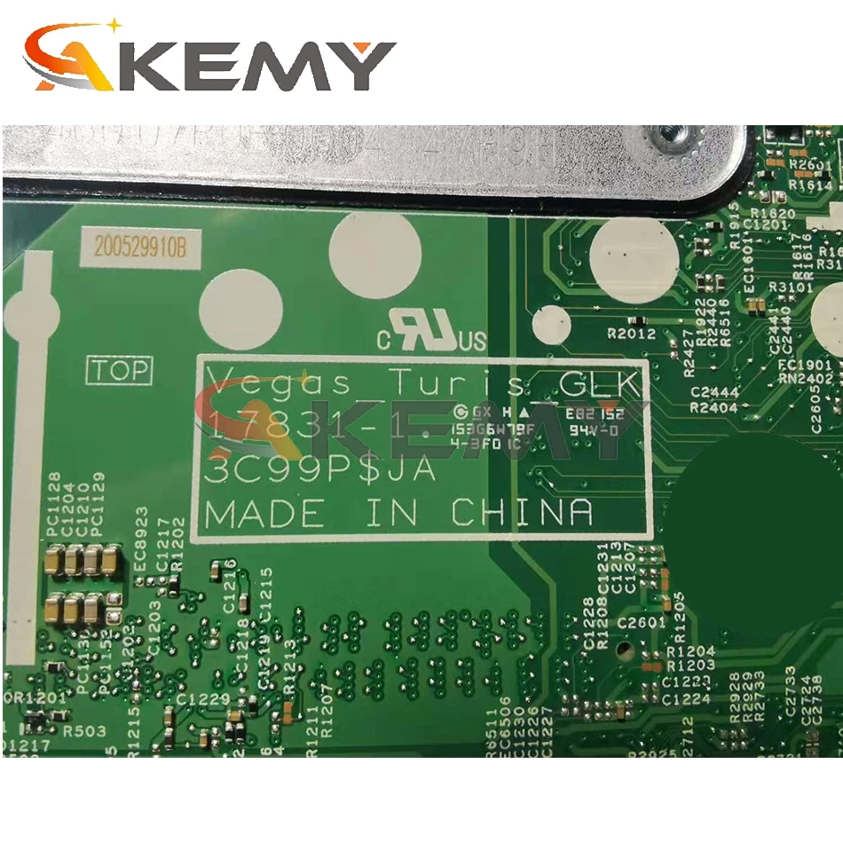 

Akemy 17831-1 3C99P For Dell Inspiron 3472 3473 3573 3572 Motherboard CN-07R45T 7R45T N5000 Pentium CPU Mainboard 100%Tested