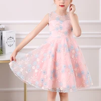 high quality baby lace princess flower dress for girl elegant birthday party dress girl dress girls clothes 4 14yrs