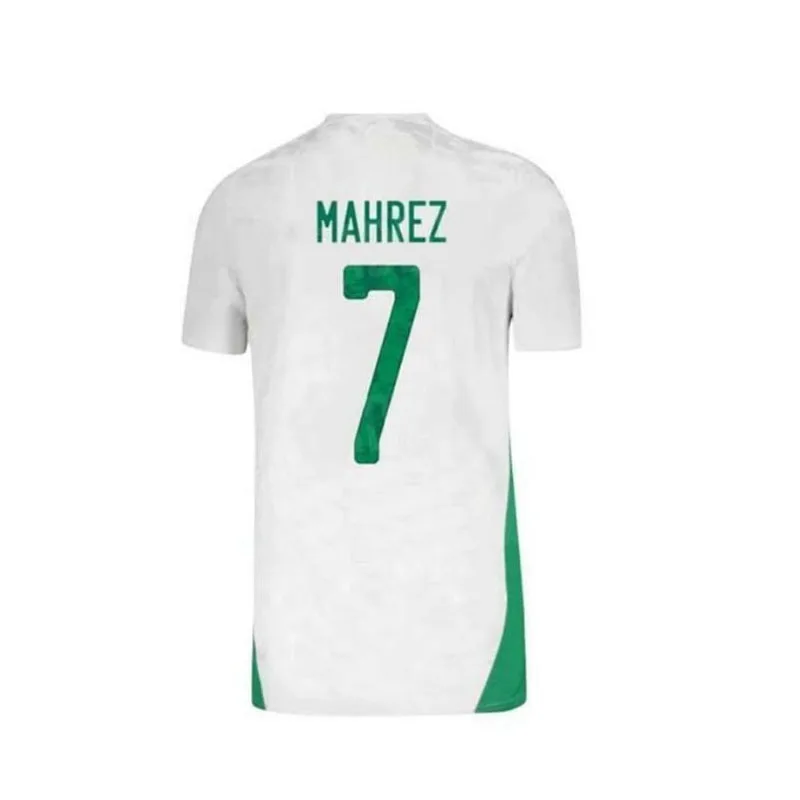 

2021 Special Edition Black Algeria Shirt Home White Away Green Kit