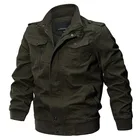Новинка 2021, мужская куртка-бомбер в стиле милитари, авиаторская хлопковая куртка, тактическая армейская куртка, Мужская повседневная летная куртка в стиле ВВС
