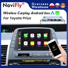 Беспроводной Apple CarPlay Android автоматический подключай и работай Box для Toyota Prius Поддержка оригинального зеркала камеры Lin-k