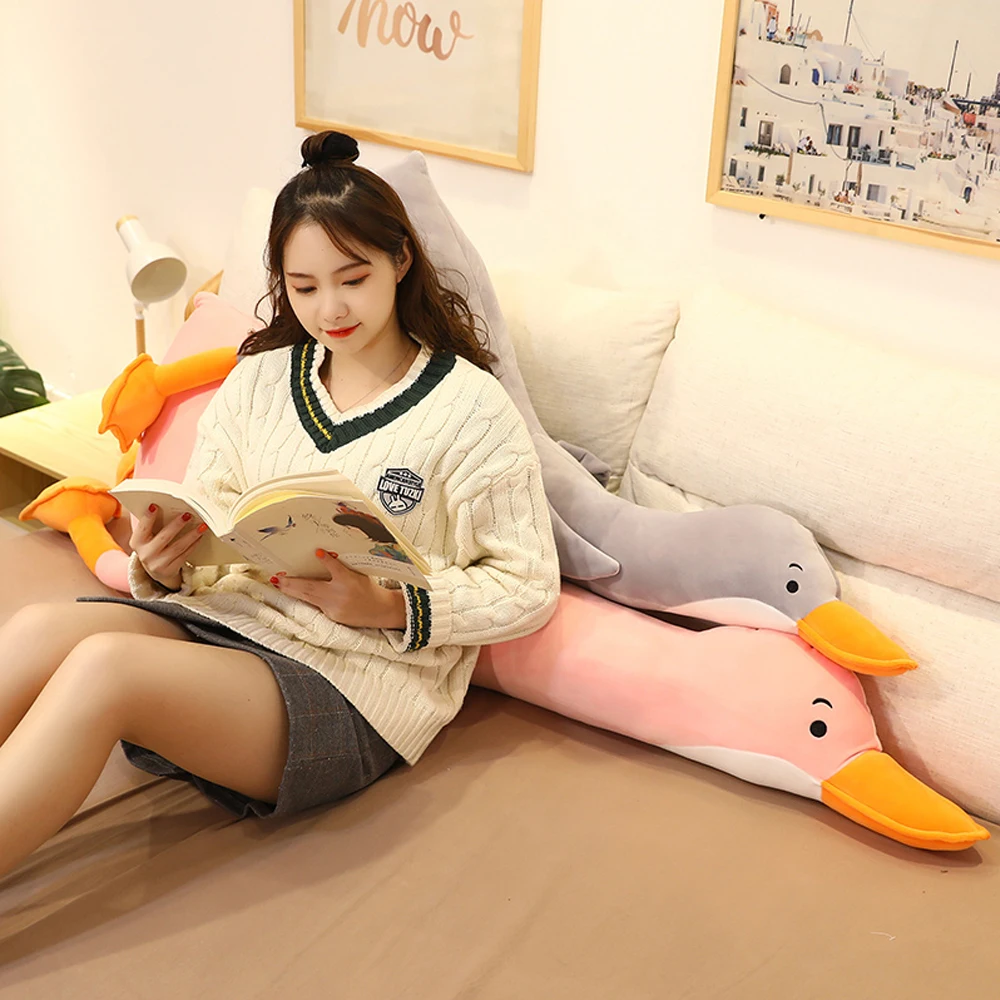 

Cute Cotton Goose Stuffed Toys Animal Baby Accompany Dolls Plush Comfort Swan Dolls Soft Pillow Nordic Home Decor Accessories