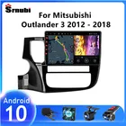 Автомагнитола 2 din на Android 10 для Mitsubishi Outlander 3 GF0W GG0W 2012-2018, мультимедийный видеоплеер с GPS-навигацией, головное устройство с DVD