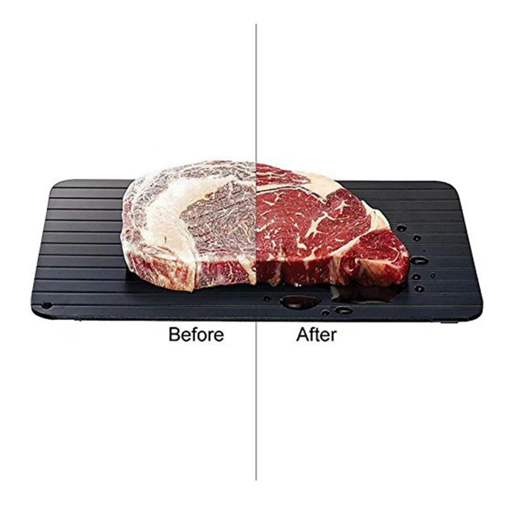 Быстрое размораживание лоток для мяса Алюминий разделочная доска быстрого