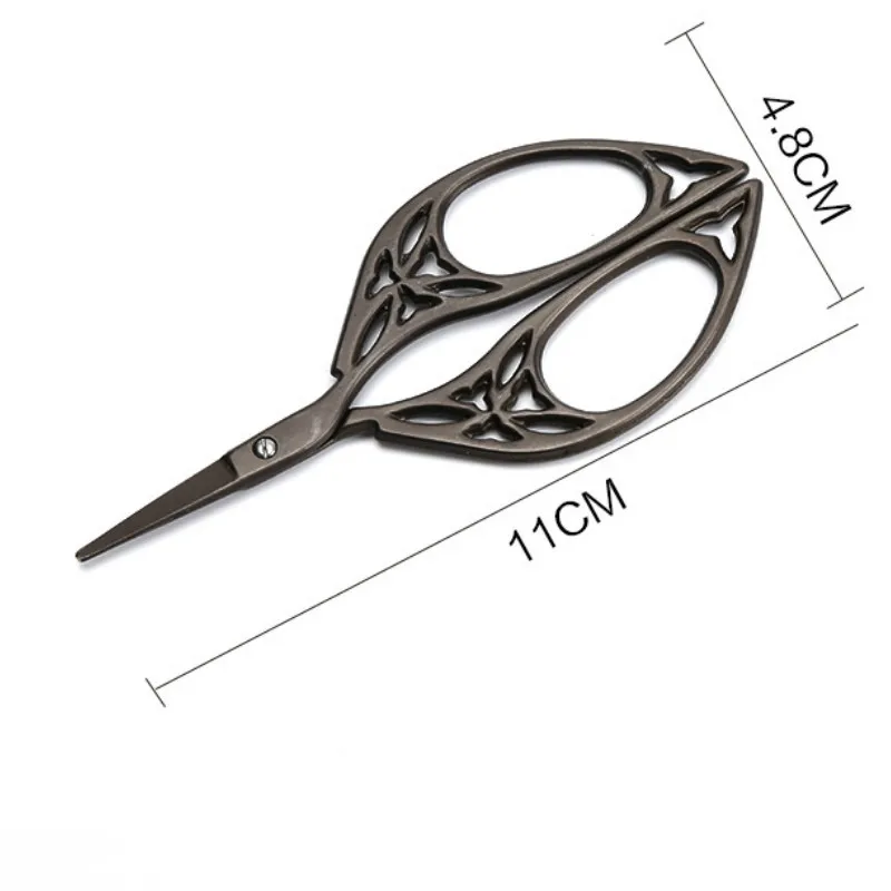 ZOTOONE Нержавеющая Сталь европейские винтажные ножницы Античные цветочные швейные
