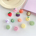 Милый мультяшный фруктовый дуриан персиковый протектор кабеля защитный чехол для кабеля передачи данных зарядный кабель USB для iPhone