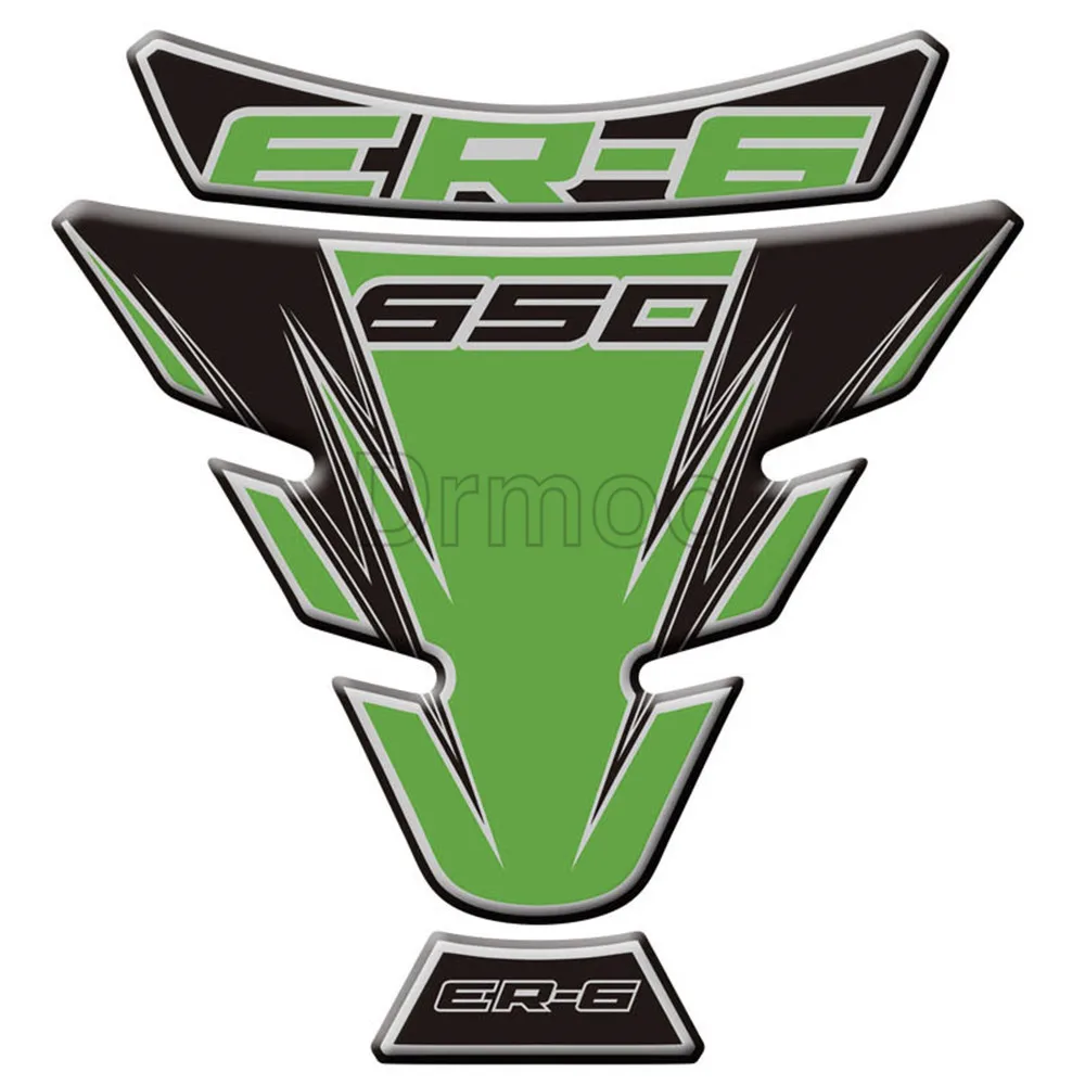 

3D Logo Motorcycle Sticker Tankpad Sticker Tank Pad Motorbike Racing Protector Decals For Kawasaki ER6N EE6F Ninja 650