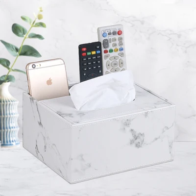 

Creative Tissue Boxes Decoration Leather Seat Type Tissue Boxes Home Office Storage Rangement Bureau Kitchen Organizer EH60TB