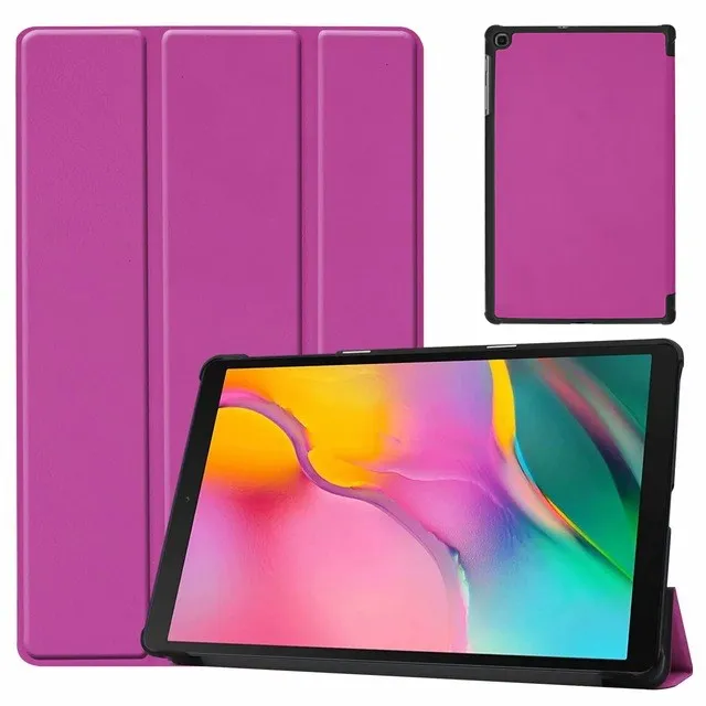 PURPLE Пленка для samsung Galaxy Tab A SM-T510 SM-T515 чехол на магните для Galaxy Tab A 10," T510 T515 чехол для планшета - Цвет: PURPLE