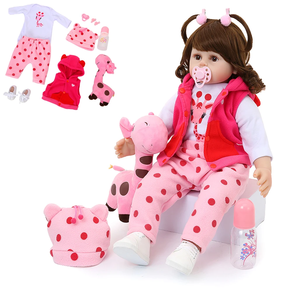47 см горячая Распродажа Reborn Baby Doll игрушки ткань средства ухода за кожей мягкие