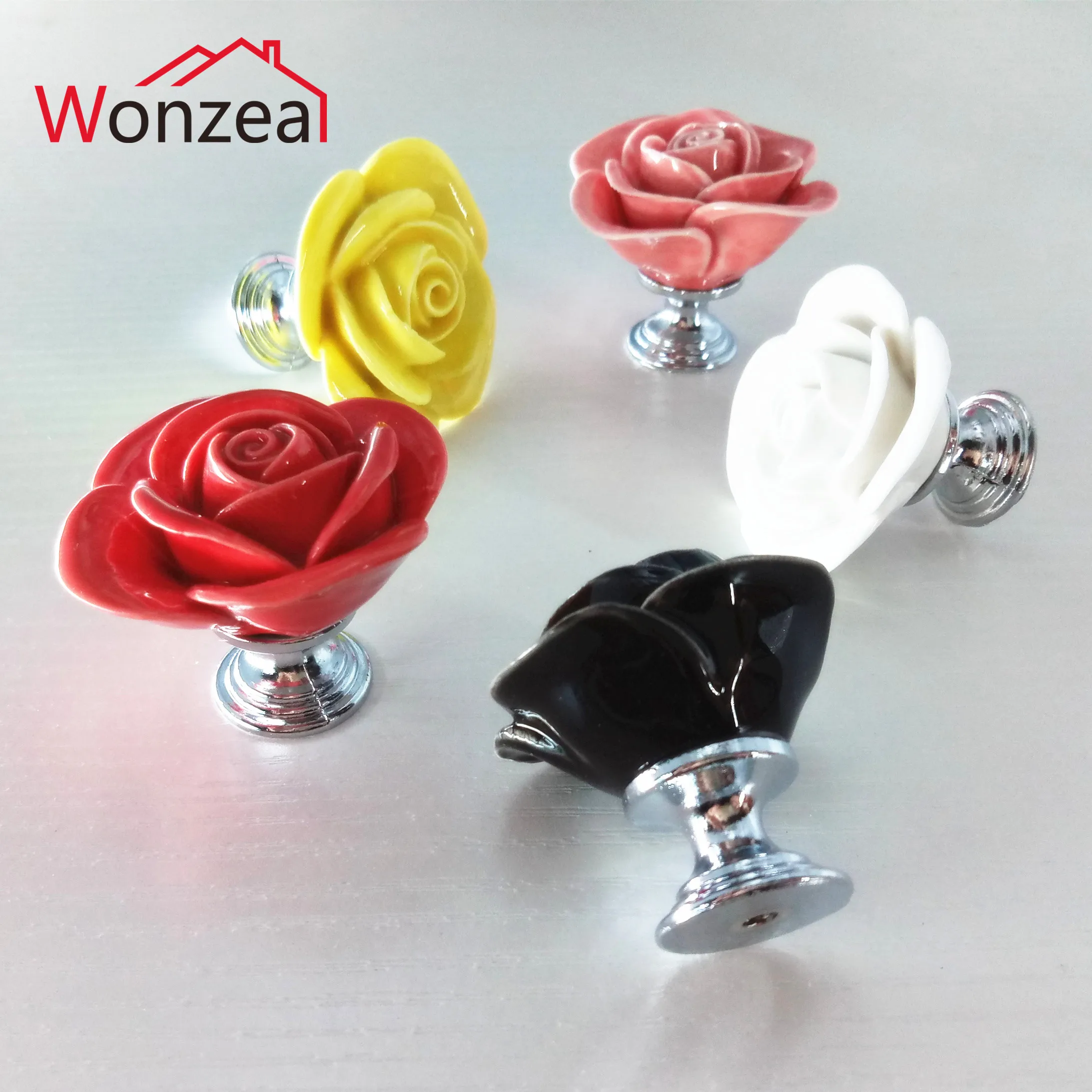 Ручка для ящика с цветочным узором ручки мебели фурнитура шкафа|Ручки шкафа| |