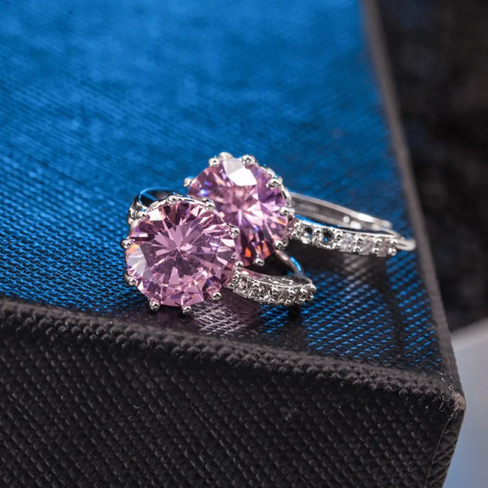 Новые модные циркониевые серьги-гвоздики со стразами блестящие красочные