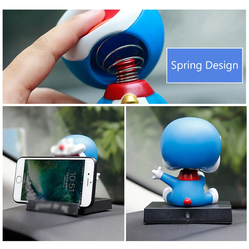 Милые Автомобильные Игрушки для приборной панели украшения шуточная собака