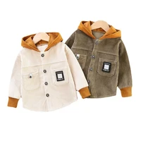 new boys coat spring autumn baby girl clothes children solid casual hooded jacket toddler costume infant outfits kids sportswear