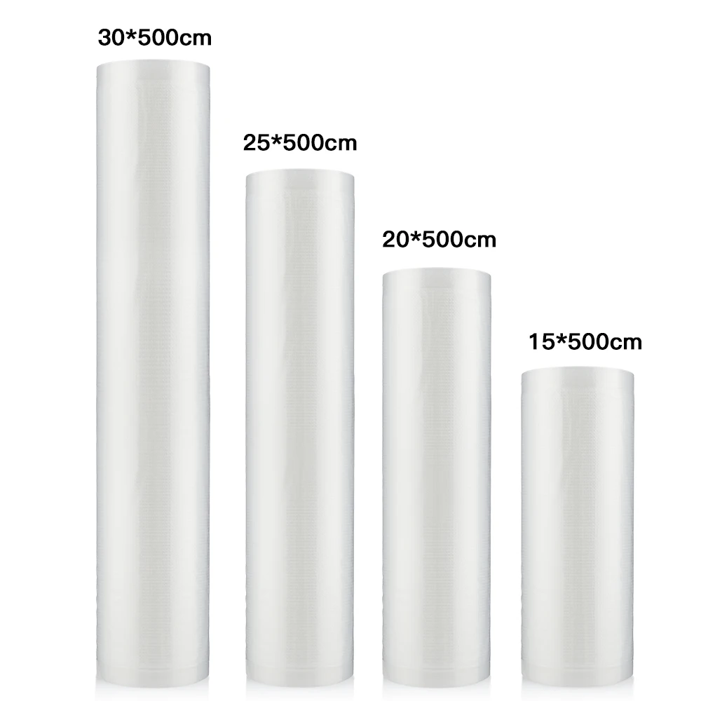 

Vacuum Sealer Bags Grade Food Vacuum Bags Roll for Sealer 15/20/25/30cm Kitchen Tools for Food Preservation