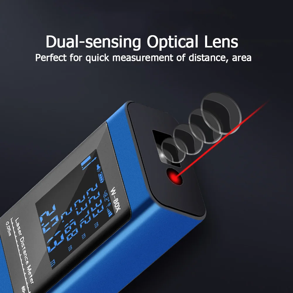 Портативный дальномер цифровой мини-измеритель расстояния электронное