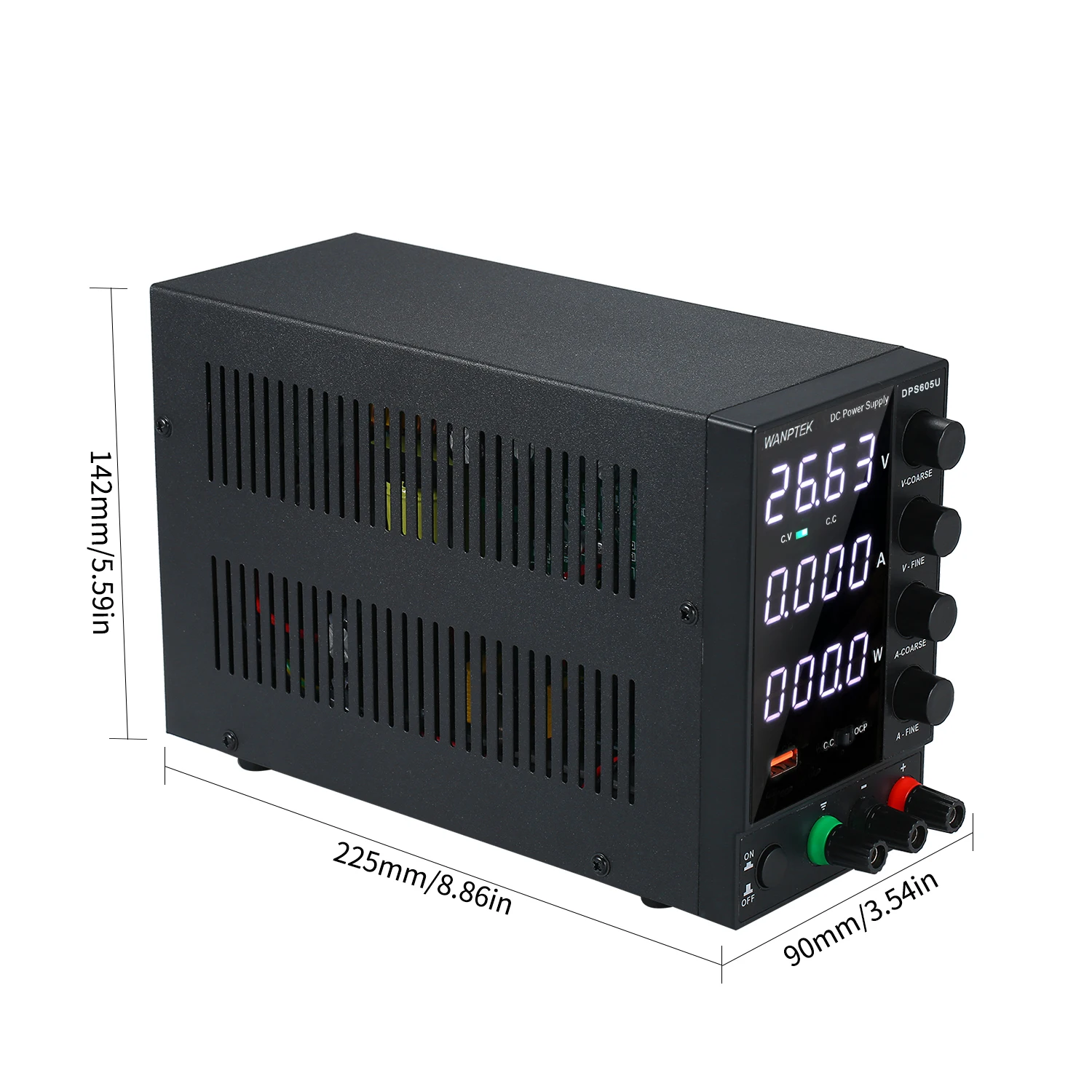 WANPTEK DPS605U 0 60 в 5A 300 Вт импульсный источник питания постоянного тока 4 цифры дисплей