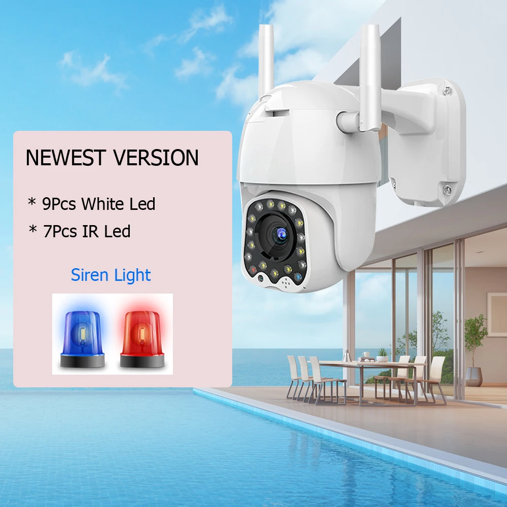 Wifi камера наружная PTZ IP 1080p скоростная купольная CCTV Камера Безопасности s wifi