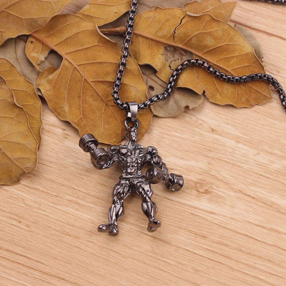 Трехмерное мужское колье для атлетики ожерелье в стиле хип-хоп уличный стиль