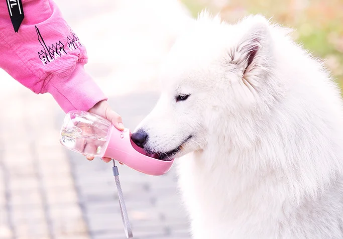 

350ml Pet Dog Water Bottle For Small Large Dogs Travel Puppy Cat Drinking Bowl Outdoor Pet Water Dispenser Feeder Pet Product