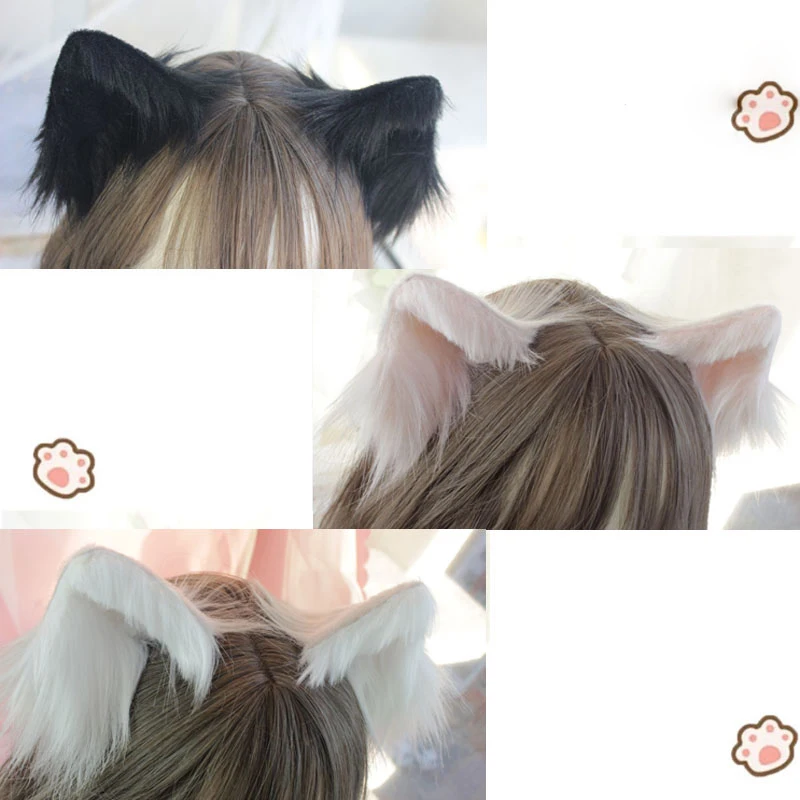 Повязка на голову для косплея сделай сам милый плюшевый головной убор в виде