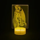 3D светильник с аниме картинкой, акриловая Светодиодная лампа, детский ночсветильник DEVILMAN crybaby, домашний декор вечерние НКИ, день рождения, дети, друзья, поклонники, подарок