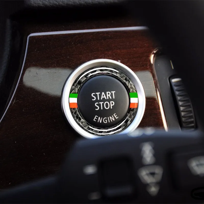 

For BMW E90 E92 E93 E89 Z4 START STOP Engline Car Sticker Decals Carbon Fiber Accessories 2009 2012
