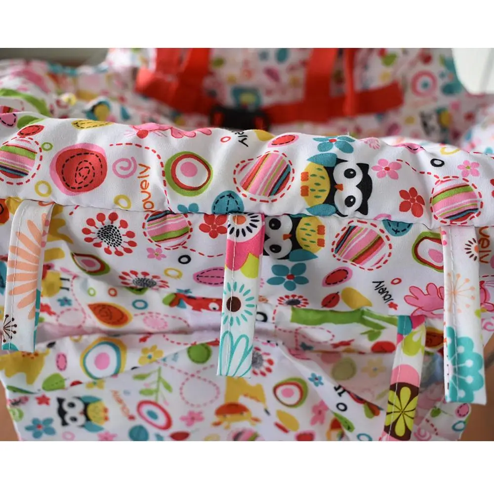 

2-in-1 Baby Shopping Cart Cover High Chair Cover, Supermarket Trolley Dining Chair Protection Antibacterial Travel Portable Mat