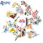 45 шт.компл. милые дорожные Цветочные наклейки для одного человека кактусы еда Скрапбукинг планировщик наклейки сделай сам дневник Канцтовары