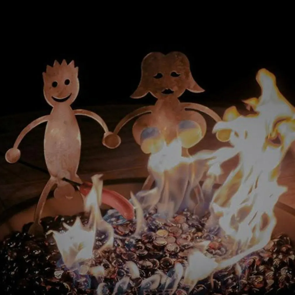 

Hot High Quality Fun Outdoor Humanoid Barbecue Hot Dog Stand Outdoor Grill Rack Male For Hot Dog Femle For Cotton Candy