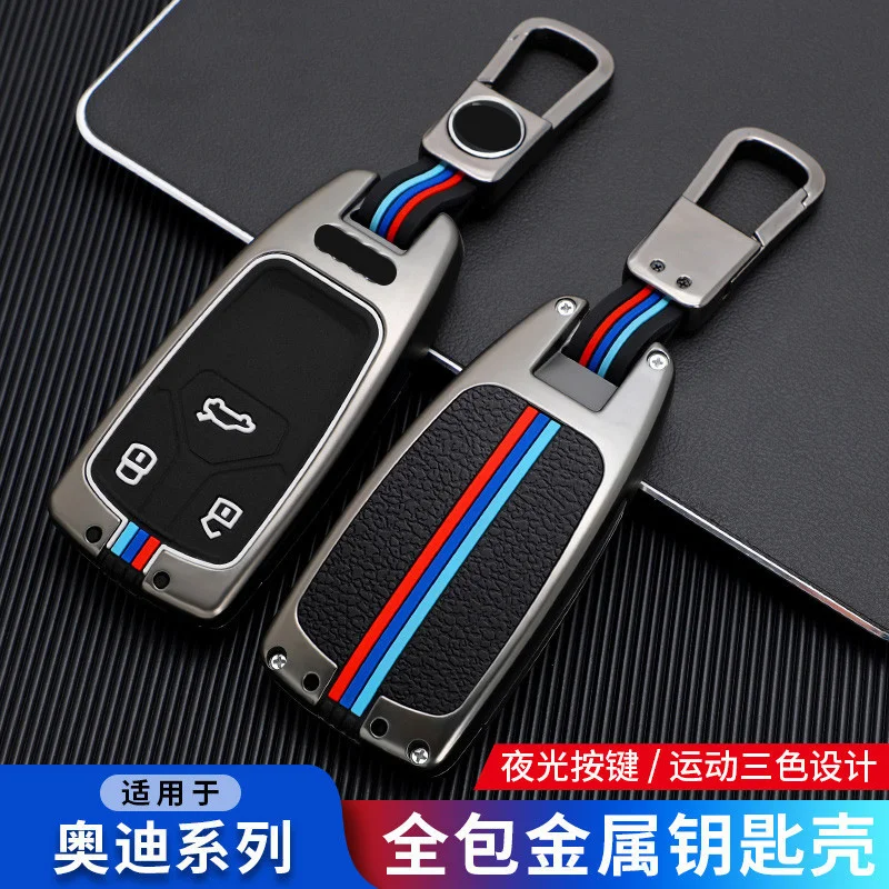 

Чехол для ключей, из цинкового сплава, для Audi A6, A5, Q7, S4, S5, A4, B9, Q7, A4L, TT, TTS, RS, 8S