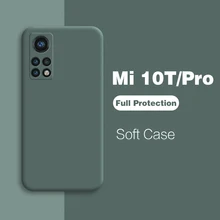 Funda Original de silicona líquida para móvil, carcasa suave para Xiaomi Mi 10 t Pro, mi 10 t lite, mi 11 pro, Mi 11t pro, mi 11 lite, 5g, ne
