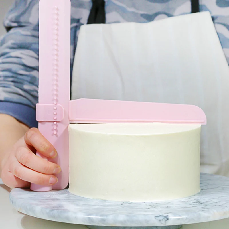 

10 Inch Cake Turntable Rotating Anti-skid Round Cake Stand Decorating Rotary Table Kitchen DIY Pan Baking Tools and Scraper