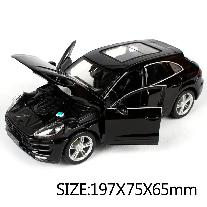 Bburago 1:24 Porsche Macan SUV Car Black blue Diecast Model Toy Adult toy collector New In Box Free Shipping 21077 | Игрушки и хобби