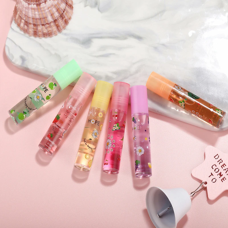 

6 Colors Randomly Lipgloss Moisturizing Make Up Mirror Water Lip Gloss Lip Glaze Transparent Glass Lip Oil Liquid Lipstick TSLM1