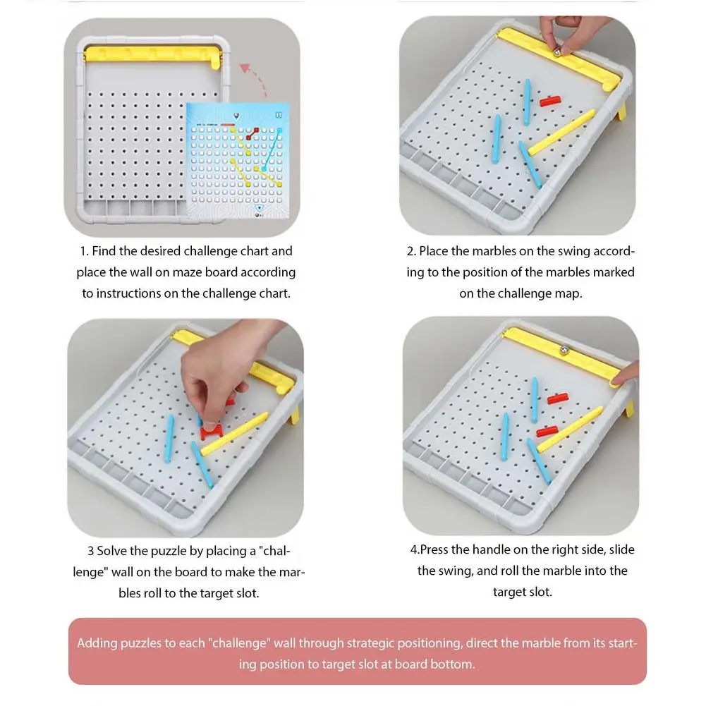

Pinball Line Maze Board Game Fun Parent-child Interactive Toy Game For Kids Improve Imagination Family Party Table Game Gifts