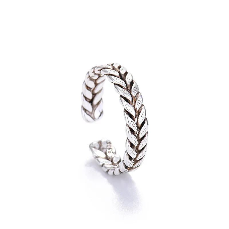 

Rings for Women Ring Korean Fashion Vintage Jewelry for Girls Metal Twisted Simple Dating Ring Engagement Wedding Gifts Cheap