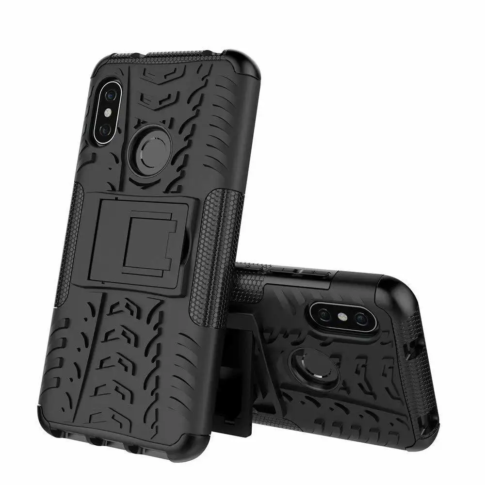 Rugged Cover Case For Xiaomi Mi A2 Lite On Hard Silicone Shockproof Armor Phone Redmi 7a 7 Note |