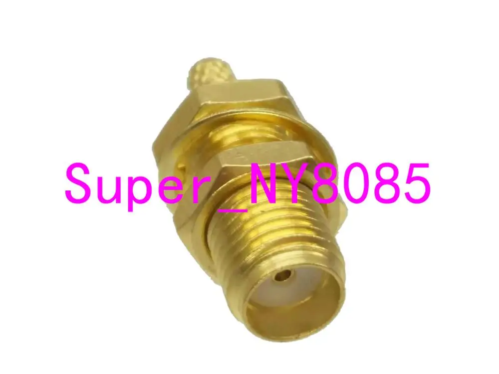 SMA гнездо гайка переборка обжимной RG174 RG316 LMR100 кабель RF разъем