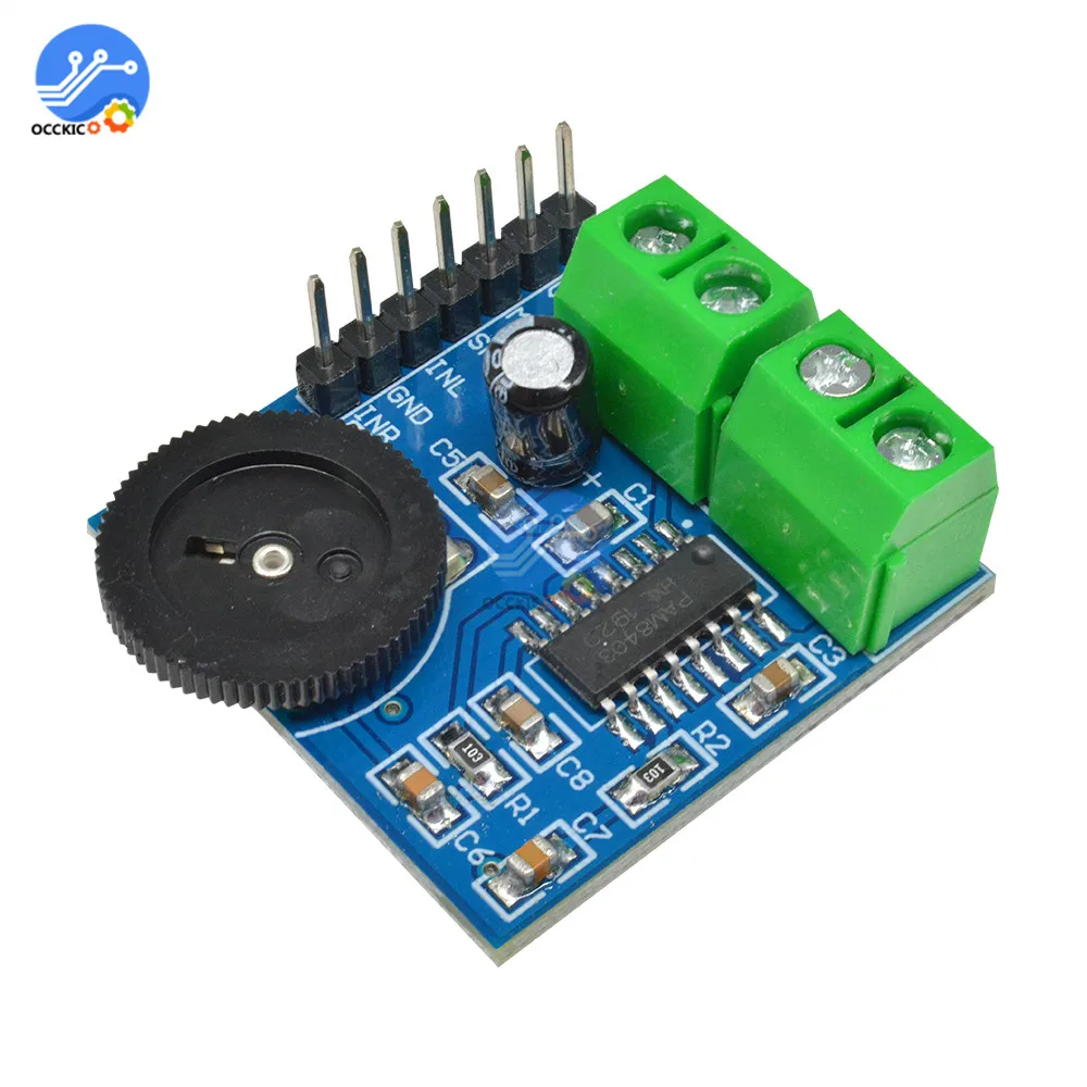 PAM8403 Amplifier Board Class D 5V 3W * 2 Audio Stereo AMP Volume Control Sound for Speaker | Электроника